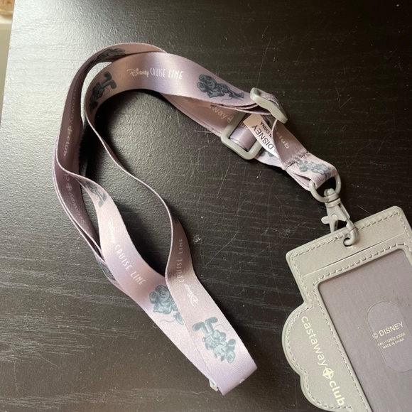 Disney Cruise Line DCL 25th Anniversary Platinum Lanyards Castaway Club - Picture 5 of 5